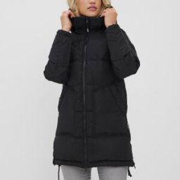 Vero Moda Veste Capuche Manches longues Au-dessus du genou noir Ruth L female