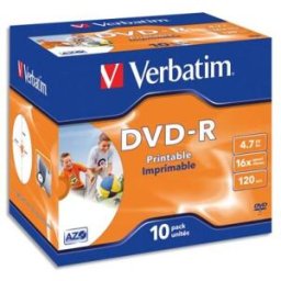 Verbatim dvd+rw matt silver 4,7 go 25 pièce(s)