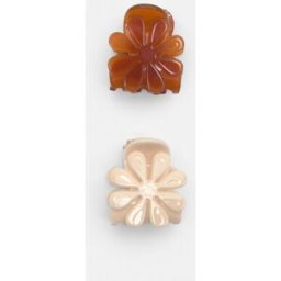 Pull&Bear Lot De 2 Pinces Fleur Marron M female