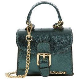 Sac Cerises D’amour sac à main en cuir laminé Vert
