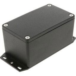 Hammond Electronics 1550Z111FBK Boîtier universel 115 x 66 x 55 Aluminium coulé sous pression noir 1 pc(s)