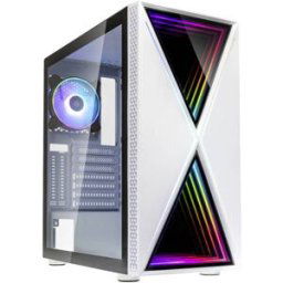 Kolink Void X ARGB Boîtier PC, Boîtier gaming blanc