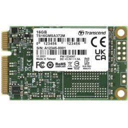 Transcend MSA372M 16 GB SSD mSATA interne SATA III industriel TS16GMSA372M