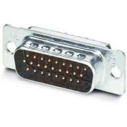 Embase SUB-D mâle 26 pôles Phoenix Contact 1655179 180 ° fût à souder 10 pc(s)
