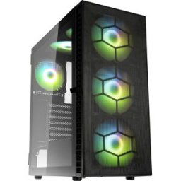 Tour midi Kolink Observatory HF Plus Mesh ARGB Boîtier PC noir
