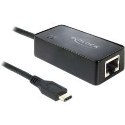 Delock USB-C®, RJ45 Câble adaptateur [1x USB-C® mâle - 1x RJ45 femelle] 62642