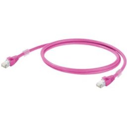 Weidmüller 1201270005 RJ45 Câble réseau, câble patch CAT 6a S/FTP 0.50 m magenta 1 pc(s)