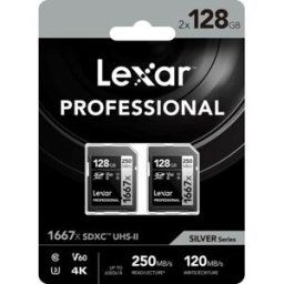 Lexar Bipack Sd Pro Silver Uhs-Ii 128gb V60