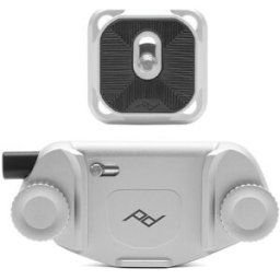Peak Design Capture Clip V3 + Plateau Argent