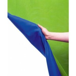 Lastolite Fond Tissus 3x3m Dual Chromagreen/bleu