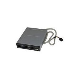 StarTech.com Lecteur de cartes memoire interne de 3,5 pouces avec port USB 2.0 - Lecteur multicartes 22-en-1 pour PC - Noir - lecteur de carte - USB 2.0