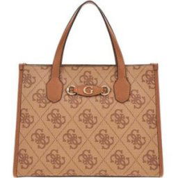 Sac Bandouliere Guess Bandoulière Izzy Latte Logo OS865422 Marron
