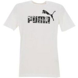 T-shirt Puma Graphics no.1 logo t Blanc