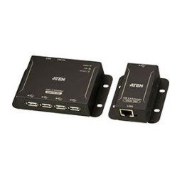 Aten système d'extension cat 5 usb 2.0 à 4 ports (jusqu'à 50 m)