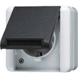 Jung simple Cadre saillie Prise de courant gris 820W 1 pc(s)