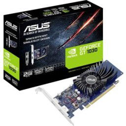 Asus Carte graphique Nvidia GeForce GT1030 2 GB RAM GDDR5 PCIe HDMI™, DisplayPort profil bas