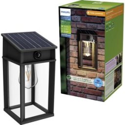 Philips LED Geri 929004632601 Applique solaire extérieure avec détecteur de mouvement LED 3.2 W noir