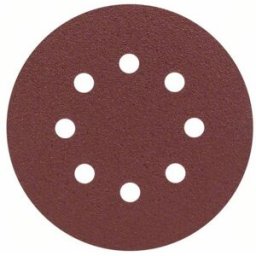 Feuille abrasive pour ponceuse excentrique avec bande auto-agrippante, perforé Bosch Accessories 2607019493 Grain 80 (Ø) 125 mm 25 pc(s)