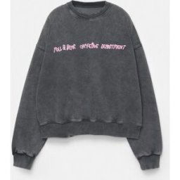 Pull&Bear Sweat Primavera Sound X Pb Tasses Noir délavé XS female