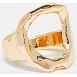 DesignB London - Bague effet fondu - DorÃ© DorÃ© 20-21MM female