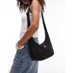Tommy Jeans - Sac bandouliÃ¨re en nylon - Noir Noir One Size female