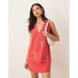 Sister Jane - Field Gem - Robe courte - Rouge Rouge XS female