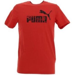 T-shirt Puma Graphics no.1 logo t Rouge