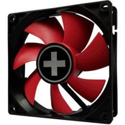 Xilence XPF92.R.PWM Ventilateur pour PC noir, rouge (l x H x P) 92 x 25 x 92 mm