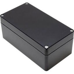 Hammond Electronics 1590ZGRP123BK Boîtier universel 220 x 120 x 90 polyester noir 1 pc(s)