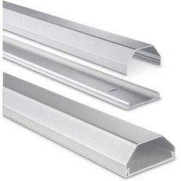 Passe-câbles Hama (L x l x H) 1100 x 50 x 26 mm 1 pc(s) argent