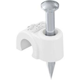 OBO Bettermann 2225514 Bride à clou 100 pc(s) blanc pur