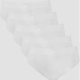 MyProtein Culotte de style bikini taille mi-haute MP pour femmes (lot de 5) – Blanc - XL