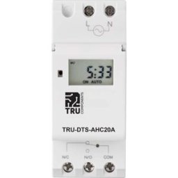 TRU COMPONENTS TC-8576104 Interrupteur horaire pour rail TRU-DTS-AHC20A 230 V/AC programme hebdomadaire