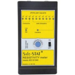 BJZ C-186 108 Set appareil de test antistatique (ESD) résistance de surface, résistance de conductibilité, résistance de fuite sac de rangement inclus
