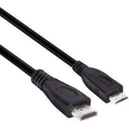 Club 3D Câble de raccordement club3D HDMI Fiche mâle HDMI-Mini-C, Fiche mâle HDMI-A 1.00 m noir CAC-1350 4K UHD Câble HDMI