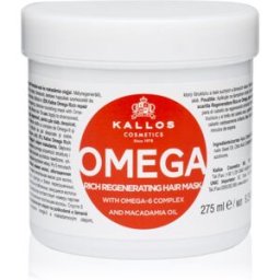 Kallos KJMN Professional Omega masque nourrissant cheveux au complexe oméga-6 et huile de macadamia 275 ml