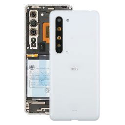 Pour Sharp Aquos R5G Cache arrière de batterie d'origine (blanc)