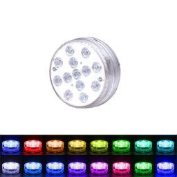 Lampe de plongée de plongée à télécommande à télécommande à télécommande, SPEC: 7cm 13 LED + Télécommande à clé RF21 (1 PC + 1 télécommande)
