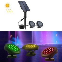 TS-S5403 Solar Disc Sous-marine Spot de piscine RGB Spotlight, Spécifications: 2 en 1