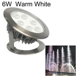 6W Square Park Landscape LED Lumière sous-marine pour piscine (lumière blanche chaude)