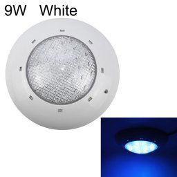 Applique murale de piscine en plastique ABS 9W lumière sous-marine (blanc)