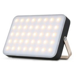 Camping en plein air LED étanche éclairage rechargeable USB (noir)
