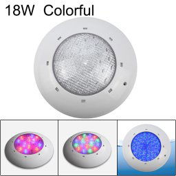 Applique murale de piscine en plastique ABS 18W Lumière sous-marine (colorée)