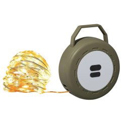 TUBUZHE Lampe à LED portable 2 en 1 pour camping, lumière d'ambiance, rechargeable par USB, veilleuse d'extérieur pour tente (jaune)