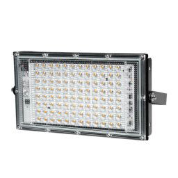 Écouto-imperméable à LED Lumière d'inondation de la lumière de jardin d'extérieur de la lumière de construction de jeu de chantier de jeu, spécifications: 100W 96 perles (blanc chaud)