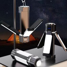 Lumière de Camping en plein air éclairage pliant lampes de travail suspendues lumières de secours multifonctions 3000mAh