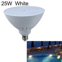 Ampoule de piscine à LED en plastique ABS sous-marine, couleur de la lumière: lumière blanche (25W)