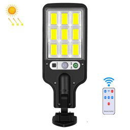 616 Solar Street Light LED Human Corps Induction Lumière de jardin, Spécifications: 108 Cob avec télécommande