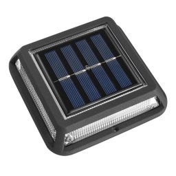 Étanche 12 LED Solaire pelouse Lampe de jardin Jardin de jardin Vence Street Street Night Light (Chaud Blanc Lumière)