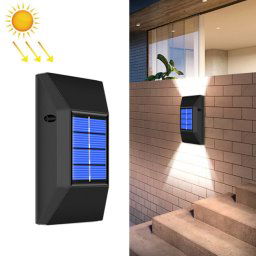 Lumière de mur solaire imperméable décorative extérieure, Spec: 6 LED White Light